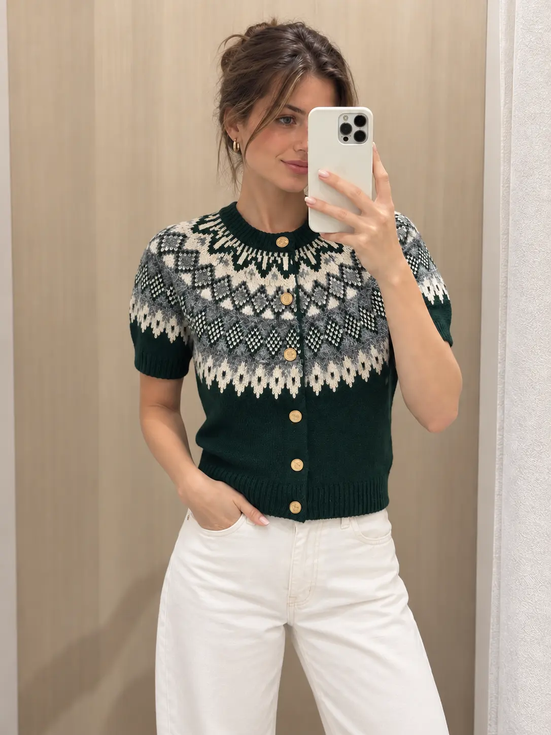 Rosalie Fair Isle Cardigan