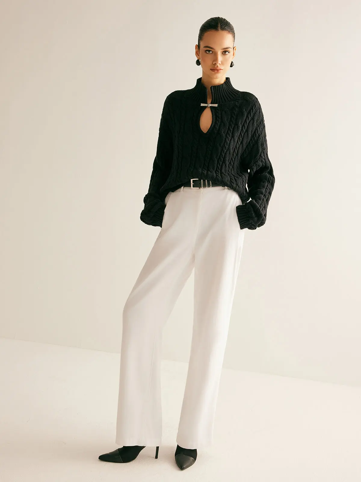 Laure Keyhole Knit Top — photo 6