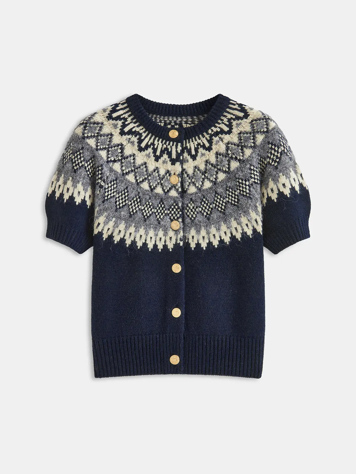 Rosalie Fair Isle Cardigan — photo 6