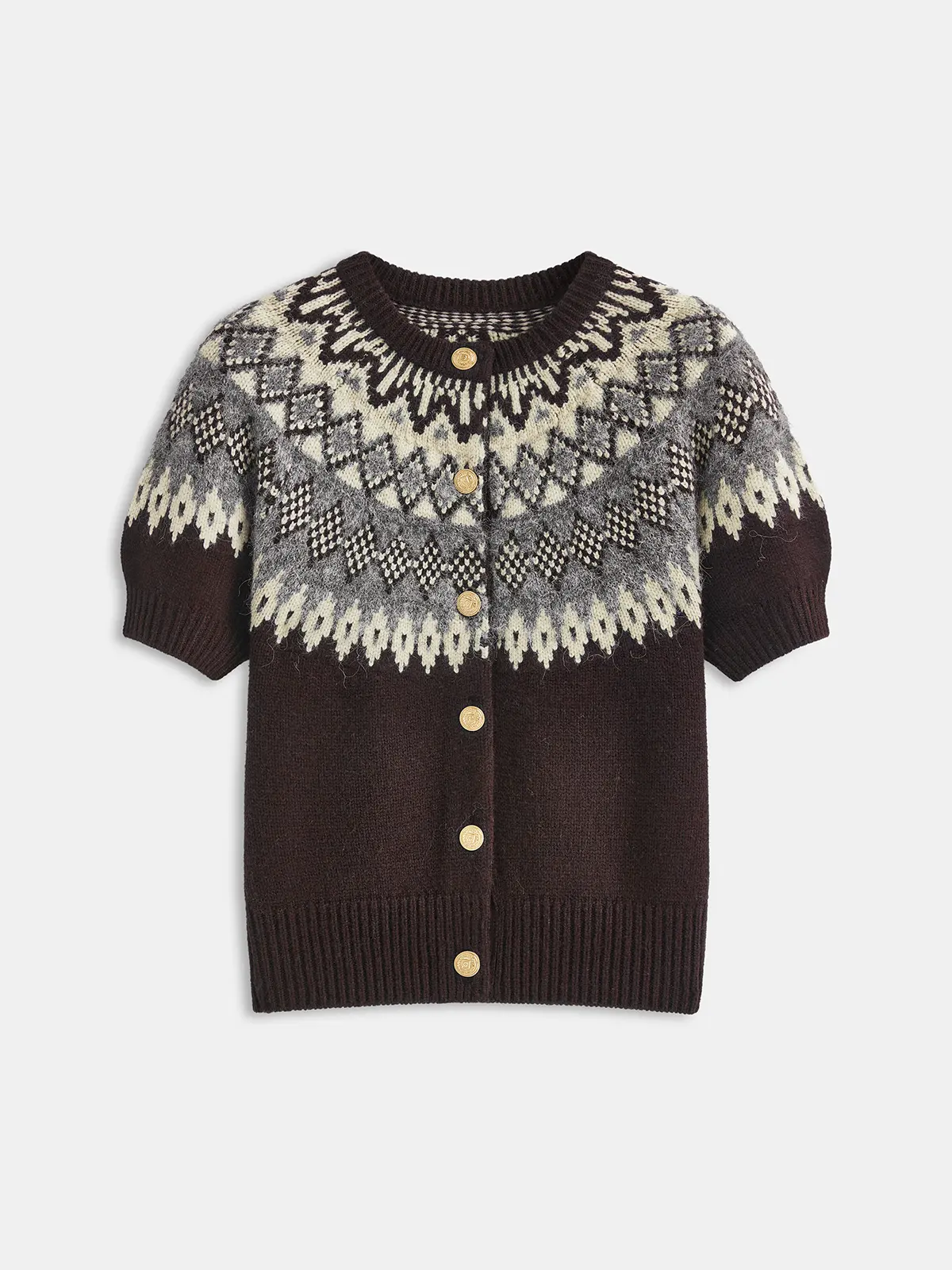 Rosalie Fair Isle Cardigan — photo 7