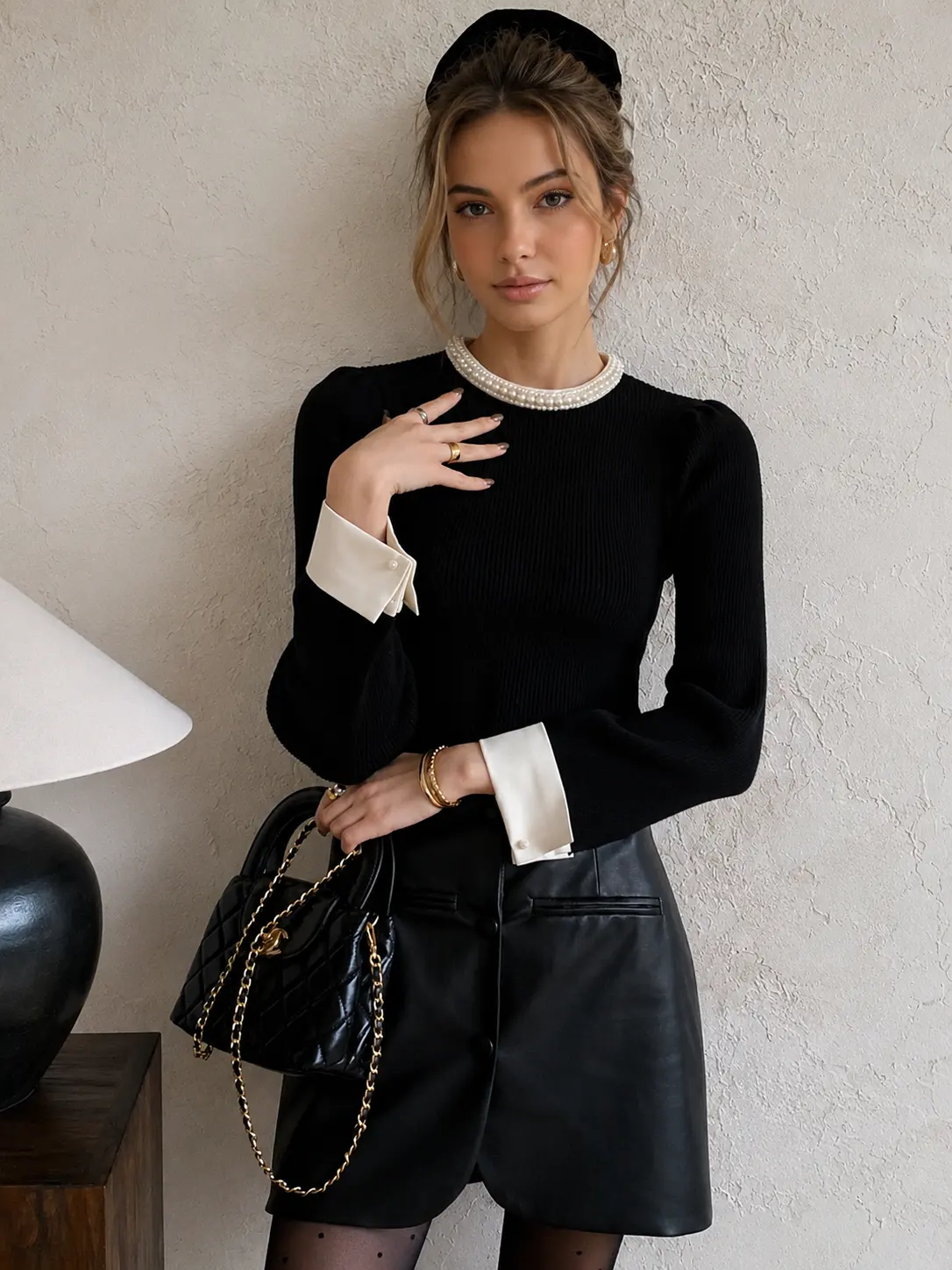 Camille Pearl-Detail Sweater — photo 3