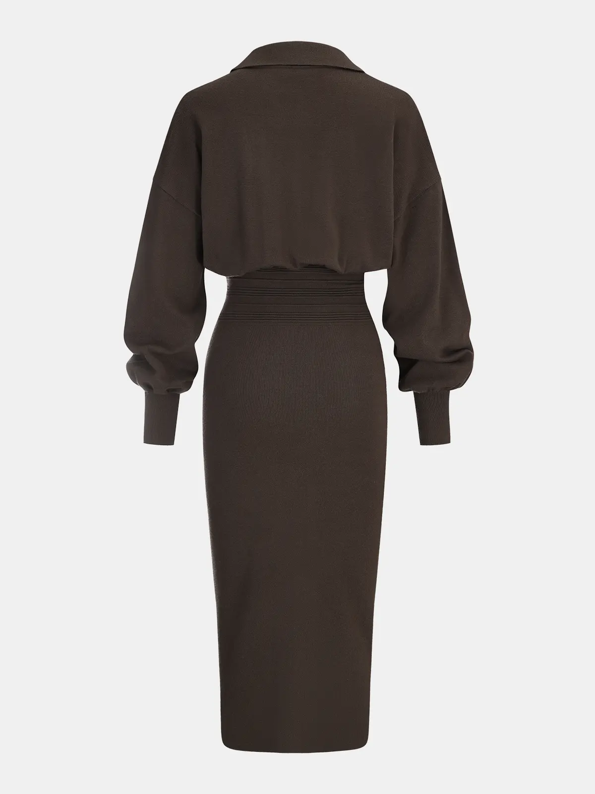Estelle Knit Shirt Dress — photo 3