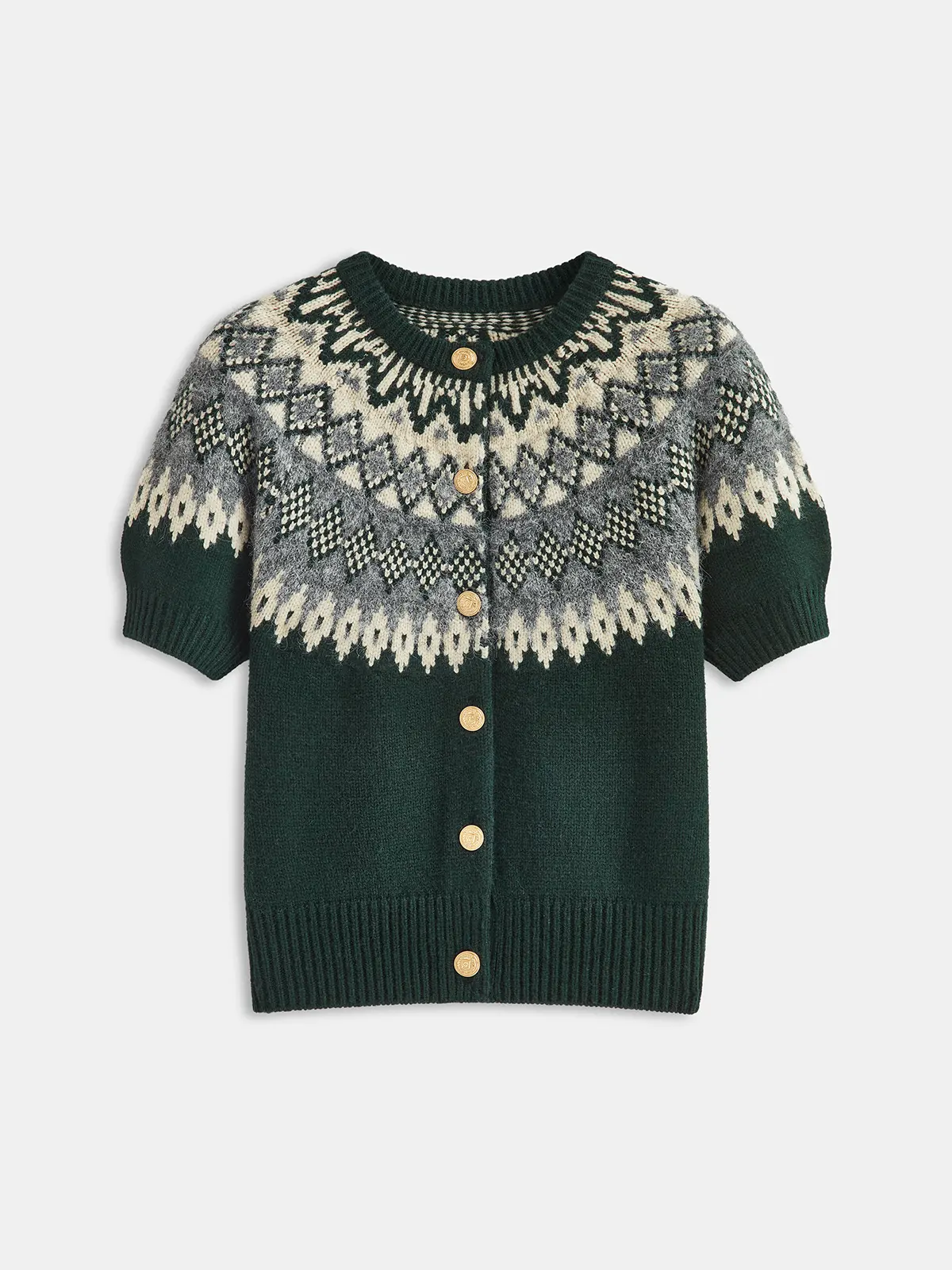 Rosalie Fair Isle Cardigan — photo 2