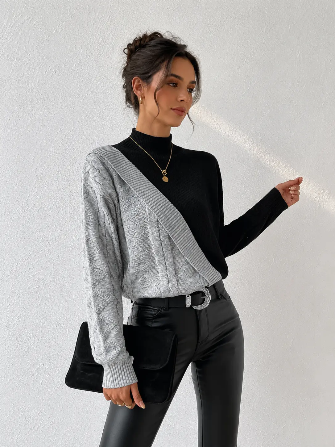 Laure Color-Block Sweater