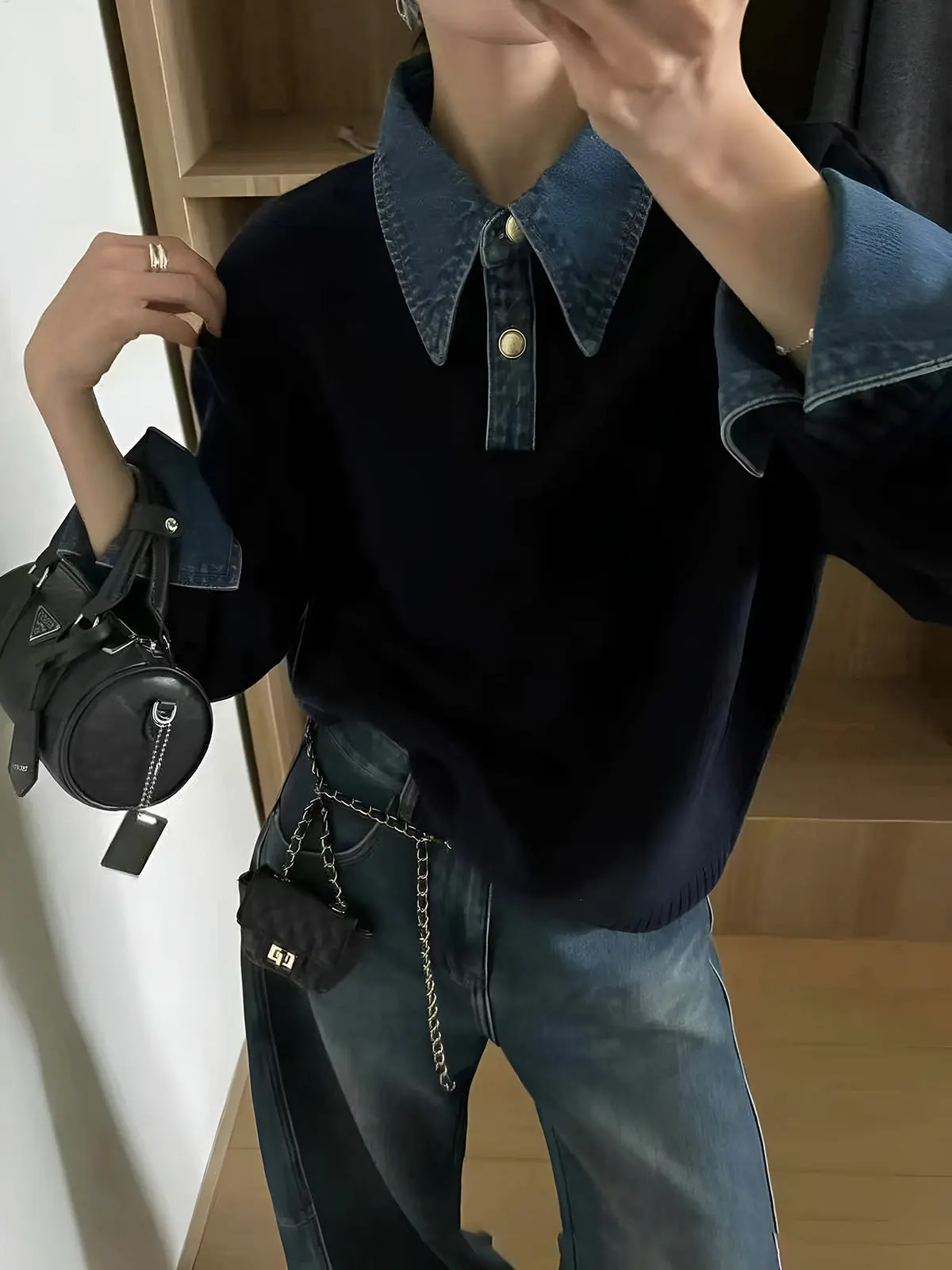 Noelle Lapel Sweater — photo 2
