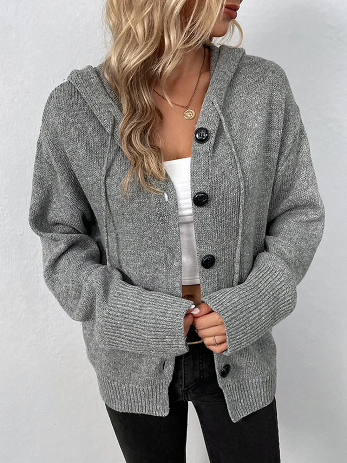 Noelle Hooded Cardigan — photo 5
