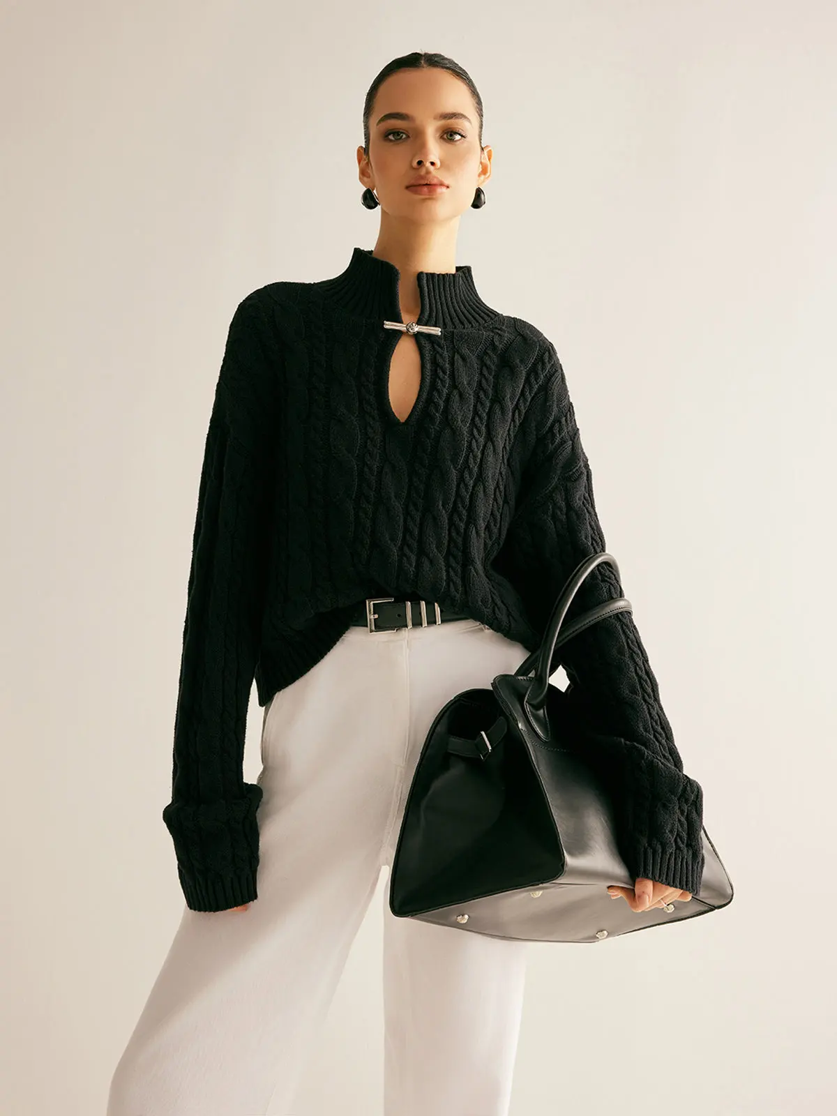 Laure Keyhole Knit Top — photo 2