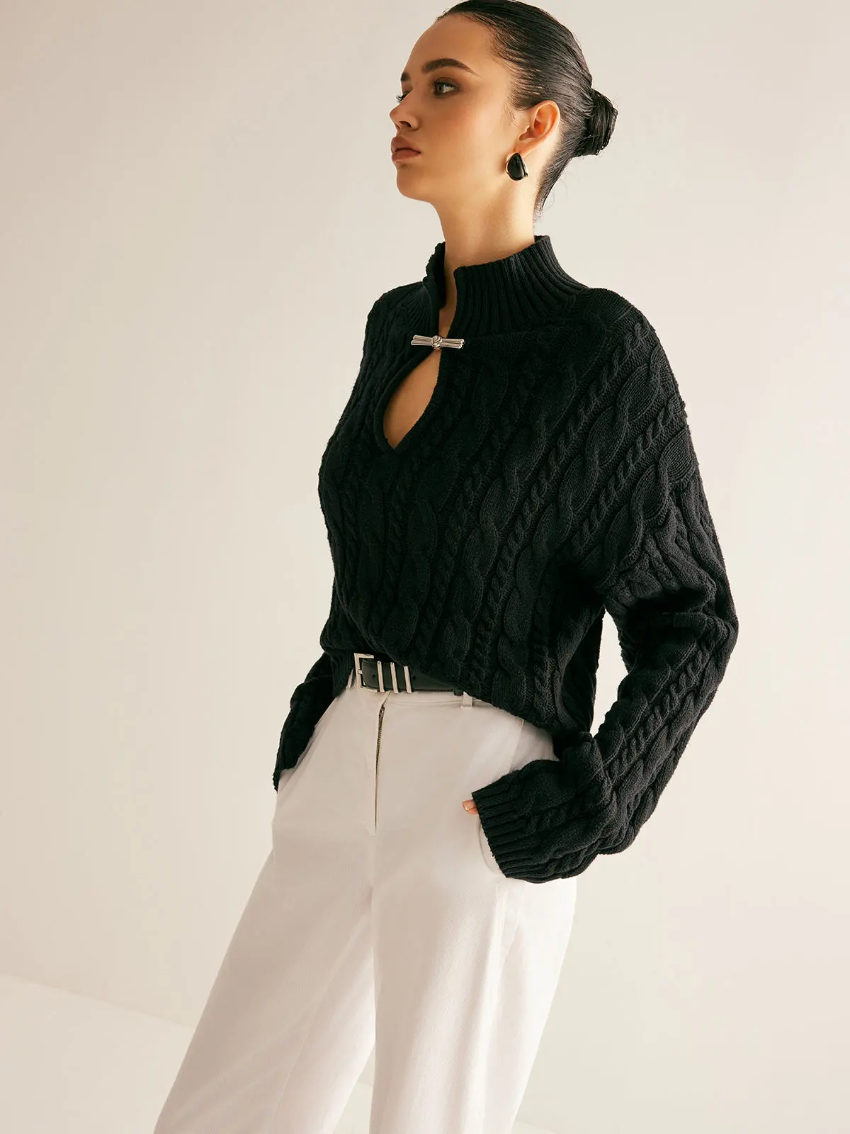 Laure Keyhole Knit Top — photo 7