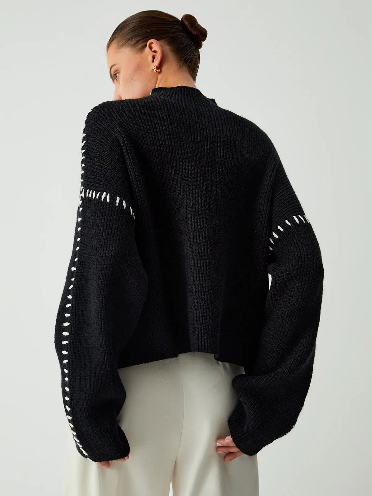 Sylvie Mock-Neck Sweater — photo 5