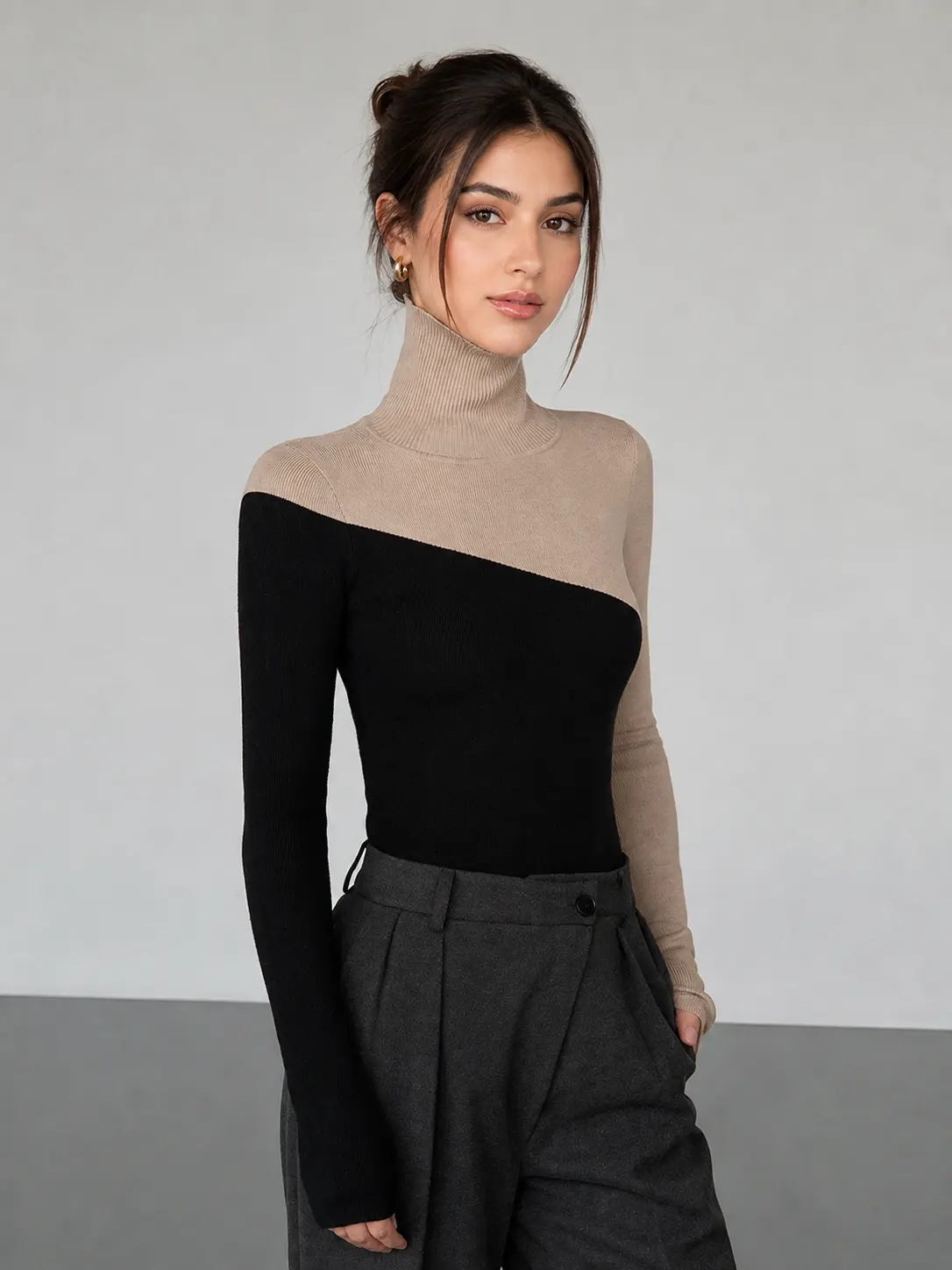 Manon Patchwork Knit Top — photo 7
