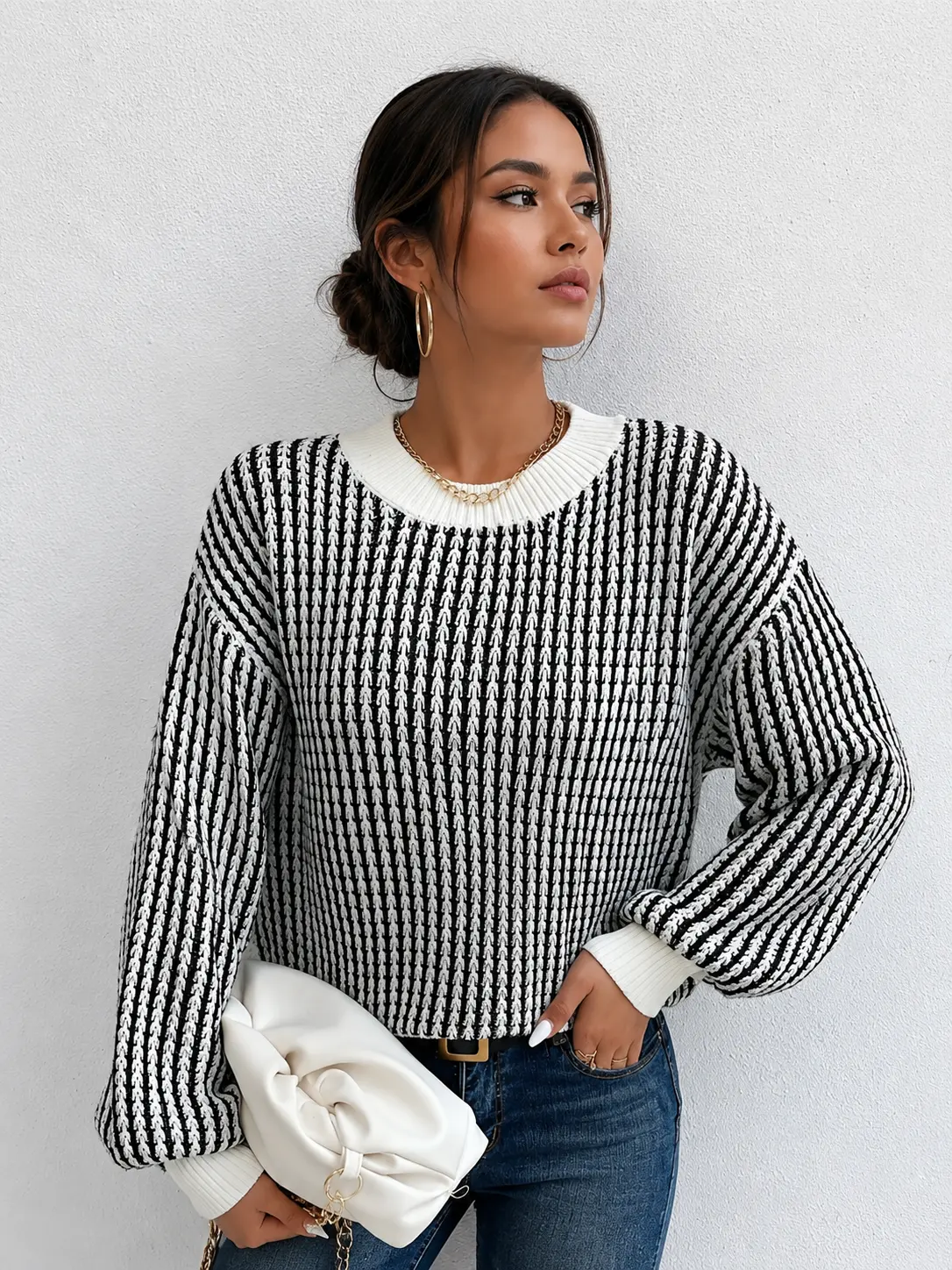 Ines Striped Knit Top — photo 4