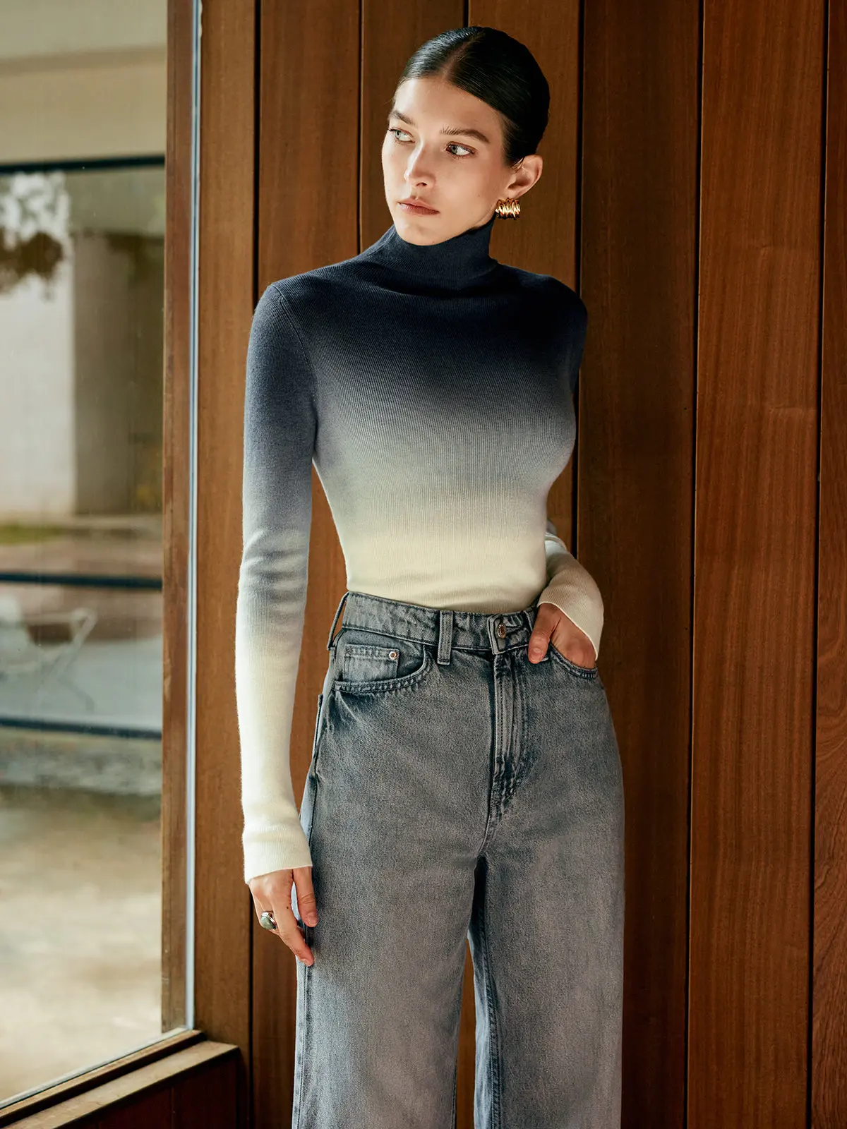 Noelle Ombre Knit Top — photo 3