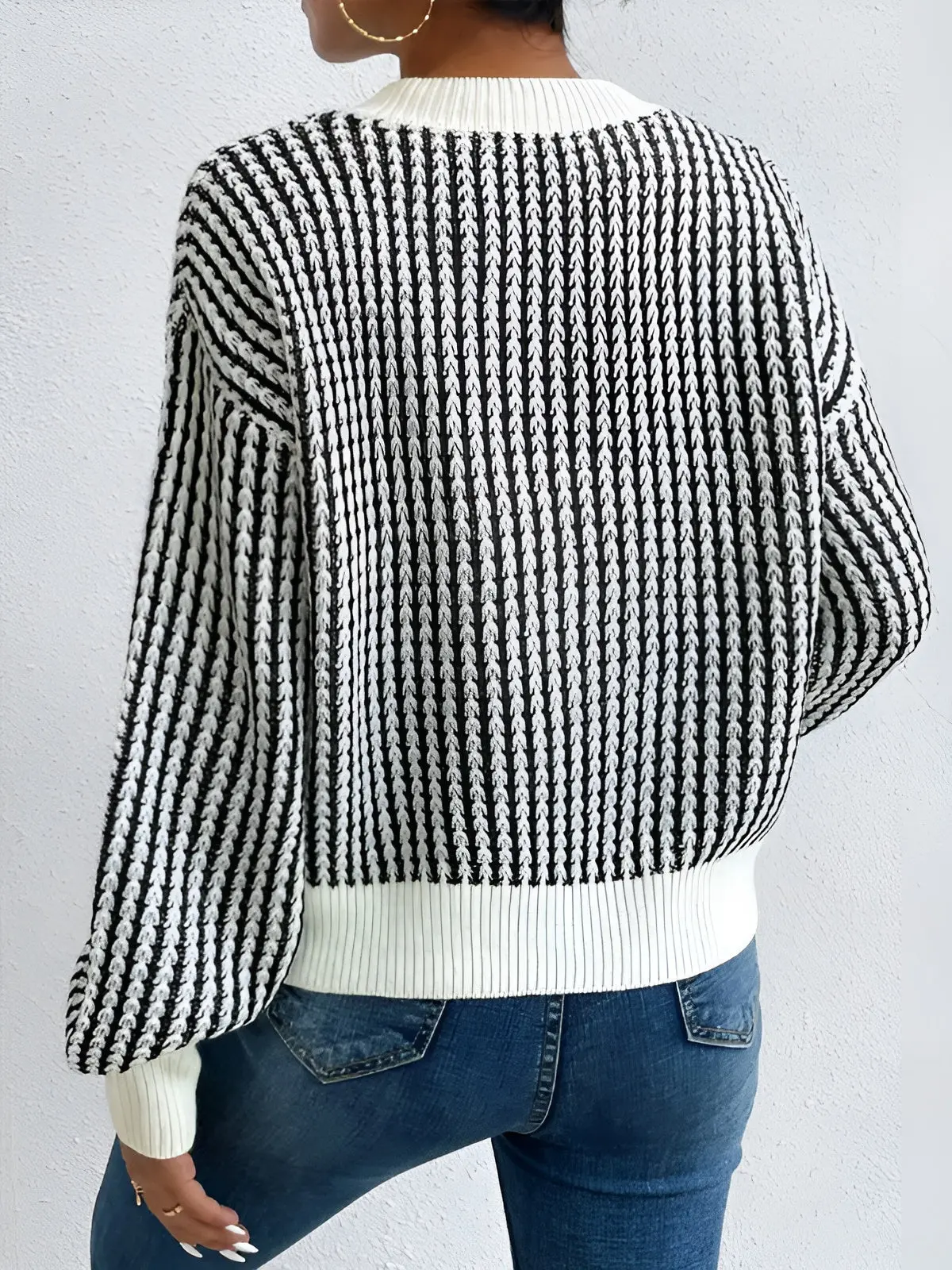 Ines Striped Knit Top — photo 3