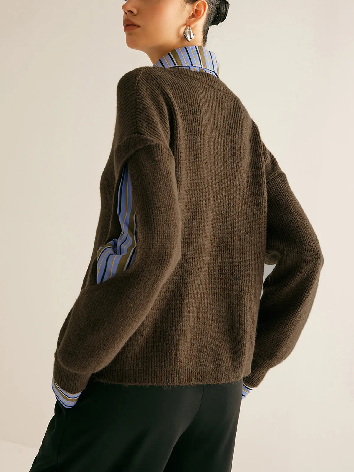 Audrey Ribbed Cutout Sweater — photo 4